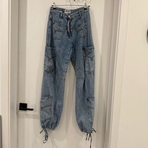 Moschino Blue Flare & Wide Leg Jeans